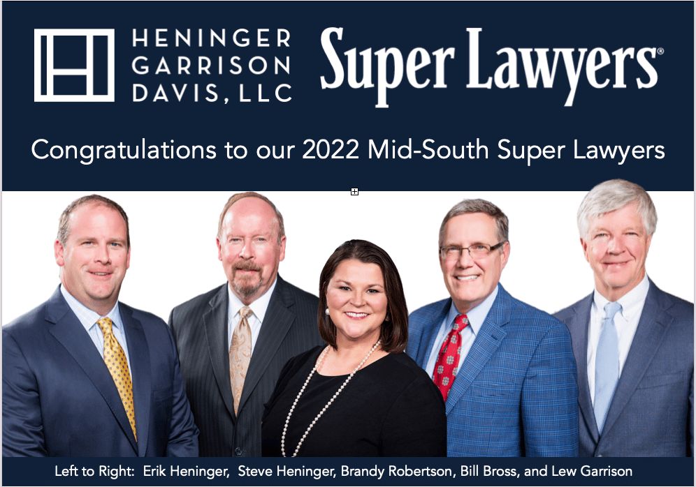 HGD Congratulates 8 Attorneys Named to 2022 Mid-South Super Lawyers!