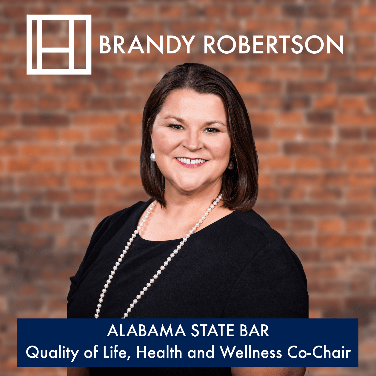 Brandy Robertson Appointed Co-Chair of Alabama State Bar Quality of Life Committee