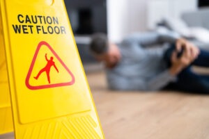 Call a slip and fall accident lawyer in Birmingham, AL, to file a claim against the at-fault party.