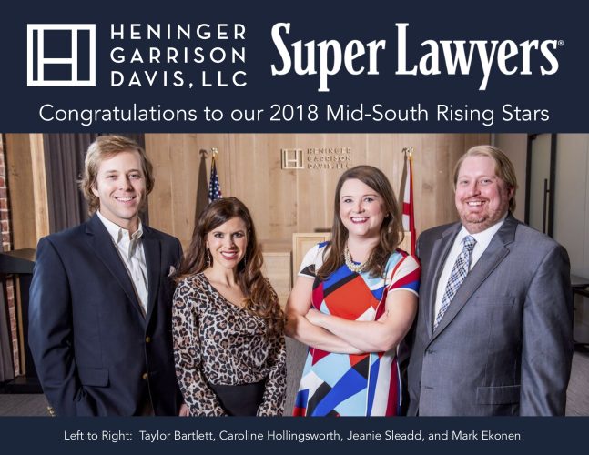 HGD 2018 Super Lawyer Rising Stars