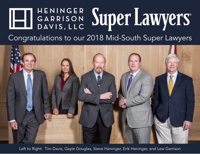 HGD 2018 Super Lawyer ad