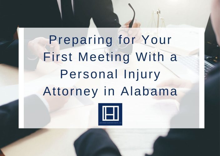 Preparing for Your First Meeting With a Personal Injury Attorney in Alabama
